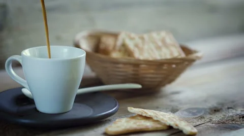Coffee, pour, breakfast, Stock Footage 63395011