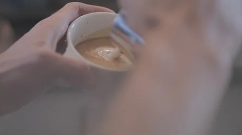 Coffee Pour 库存影片 63398002