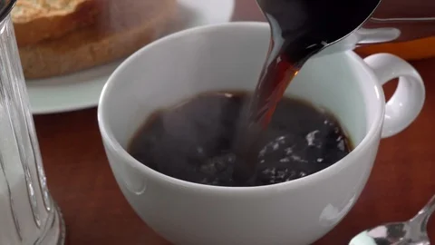 Coffee Pour Stock Footage 93083137