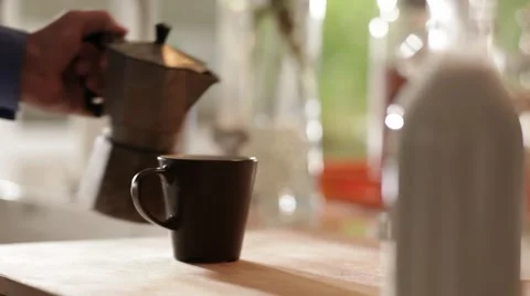 Coffee Pour II Video stock 40043102