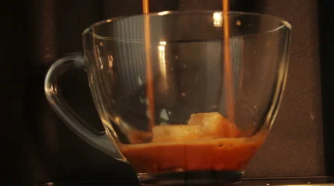 Coffee is poured into the cup 스톡 동영상 40151046