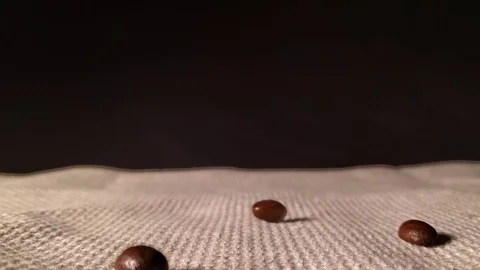 Coffee is poured on the table. Stock Footage