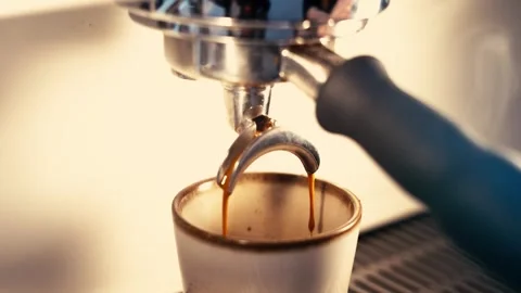 Coffee pouring Close up Stock Footage 268031502
