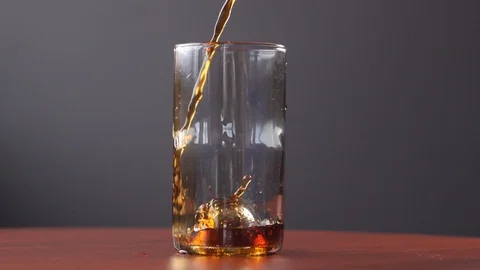 Coffee pouring into Glass Video stock 99248171