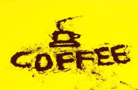 Coffee powder Stock Photos