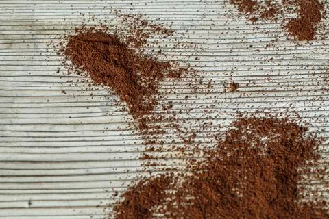 Coffee powder texture Stock Photos