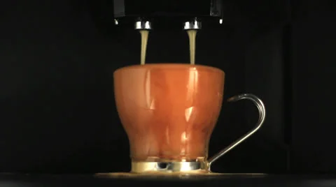 Coffee preparation close up studio Vídeo Stock 24782071