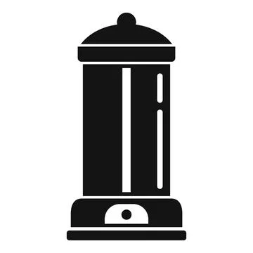 Coffee press pot icon simple vector. Espressor cup Stock Illustration