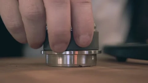 Coffee Puck Slide Video stock 169260232