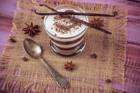 Coffee Pudding Foto stock