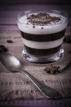 Coffee Pudding Foto stock