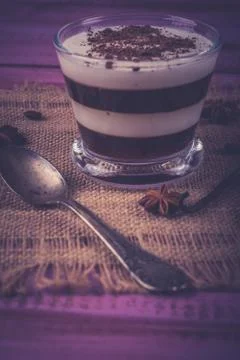 Coffee Pudding Foto stock