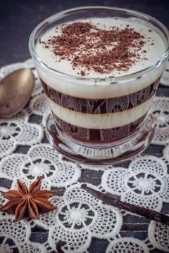 Coffee Pudding Foto stock
