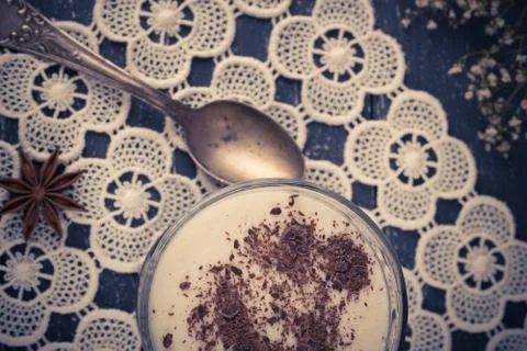 Coffee Pudding Foto stock