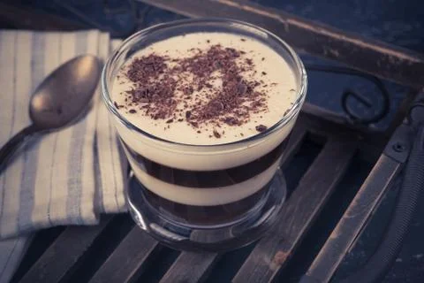 Coffee Pudding Foto stock