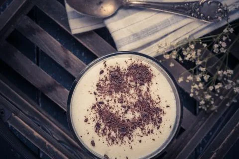 Coffee Pudding Foto stock