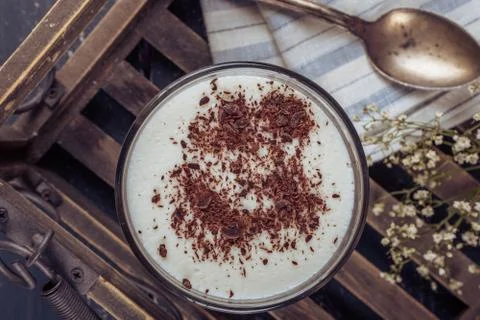 Coffee Pudding Foto stock