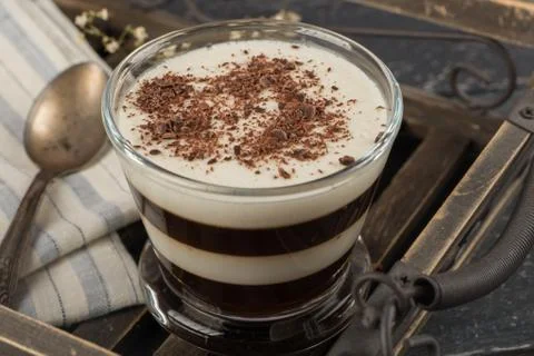 Coffee Pudding Stock Photos