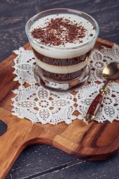 Coffee Pudding Foto stock