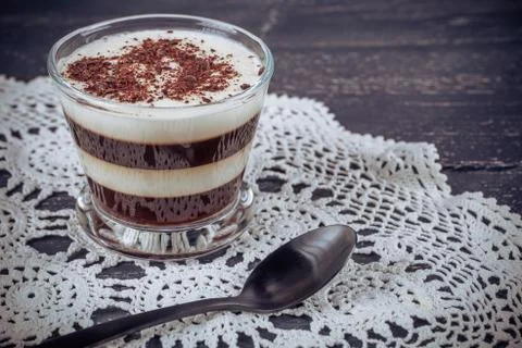 Coffee Pudding Foto stock