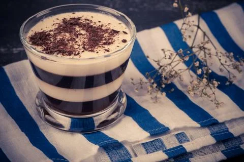 Coffee Pudding 写真素材