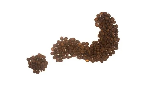 Coffee Question Mark Stock Photos
