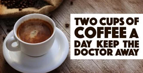 Coffee Quote Stock Photos