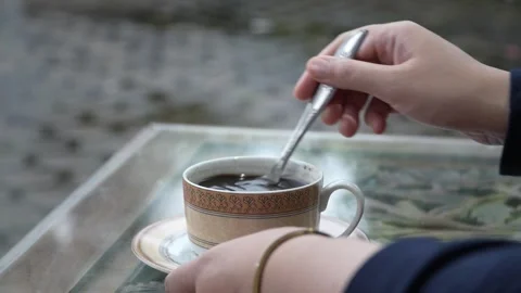 Coffee in the Rain Stock Footage 301277361