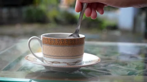 Coffee in the Rain Stock Footage 301277390