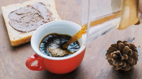 Coffee Red Cup Cinemagraph Stock Footage 127208216