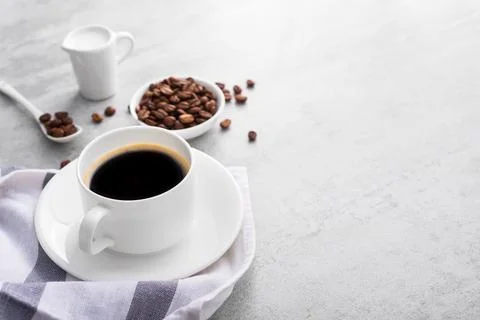 Coffee with roasted beans Stock Photos