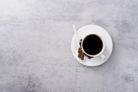 Coffee with roasted beans Stock Photos