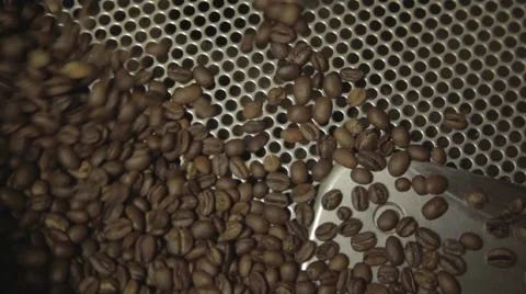Coffee Roaster Birds eye view Stock Footage 47789220