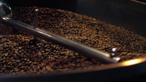 Coffee roaster cooling bin Stock Footage 144890642