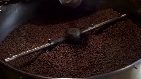 Coffee Roaster working Stock Footage 66787518