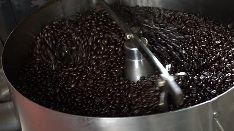 Coffee roasters machine Stock Footage 99899100