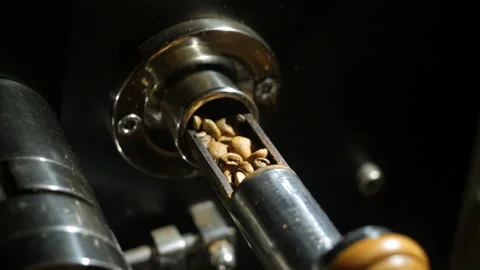 Coffee Roasting - Beans - Checking 스톡 동영상 152270797