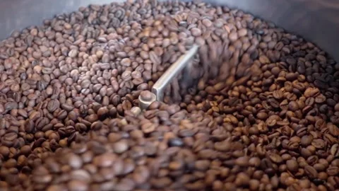 Coffee roasting Stock Footage 246867499