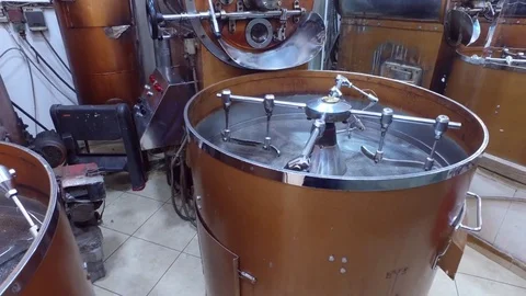 Coffee roasting machine Video stock 80578149
