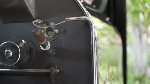 Coffee roasting machine Video stock 133125374