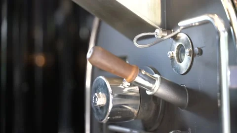Coffee roasting machine Video stock 146834137