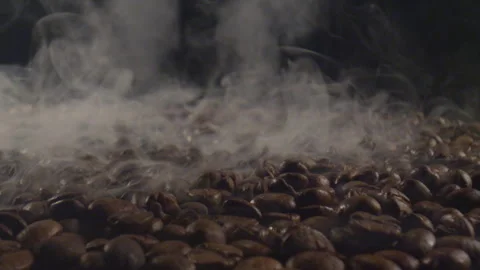 Coffee roasting macro 4k 動画素材 319323946