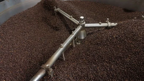 Coffee roasting in production in Kenya Stock Footage 285827151