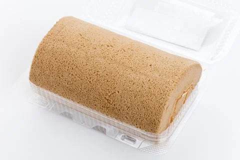 Coffee Roll Cake Stock Photos