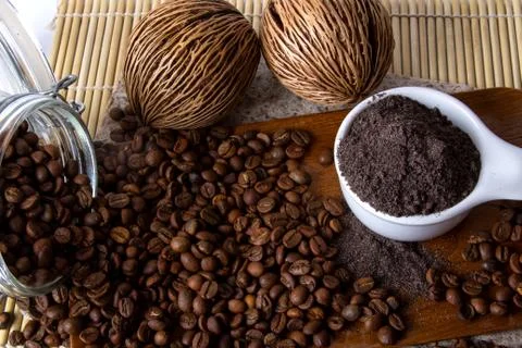 Coffee scrub Stock Photos