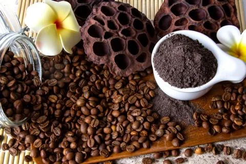 Coffee scrub Stock Photos
