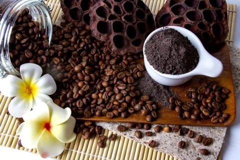 Coffee scrub Stock Photos