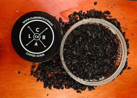 Coffee scrub Foto stock