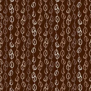 Coffee seamless  pattern Stock Illustration