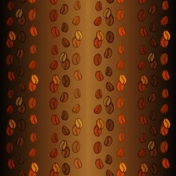 Coffee seamless  pattern Stock Illustration